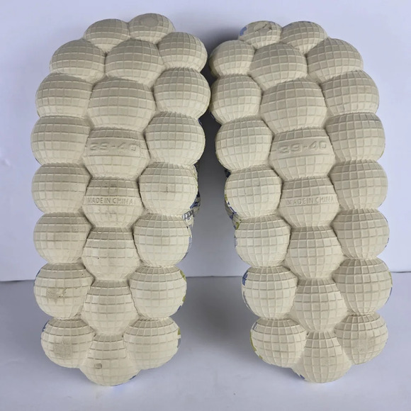 Bubblies Bubble Slides in Twlight Slip On Comfort Airwalk Size 39-40 Like New - Picture 9 of 10